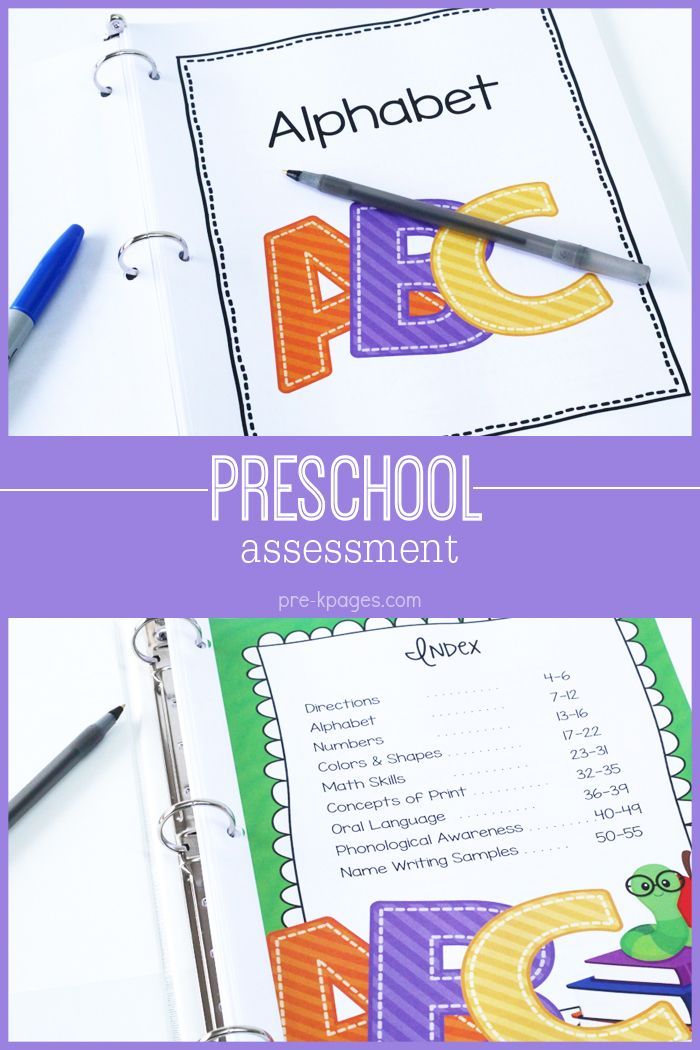 Student Assessment Packet Pinterest Preschool assessment - skills assessment template Student Assessment Packet Pinterest Preschool assessment - skills assessment template