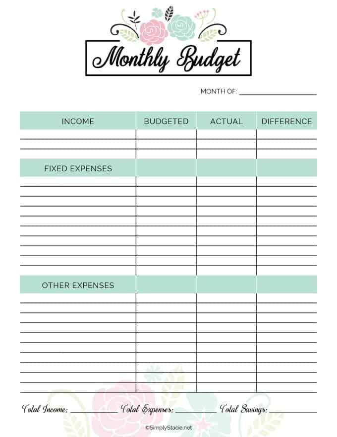 Sly image regarding budget planner printable Dramatic image within budget planner printable