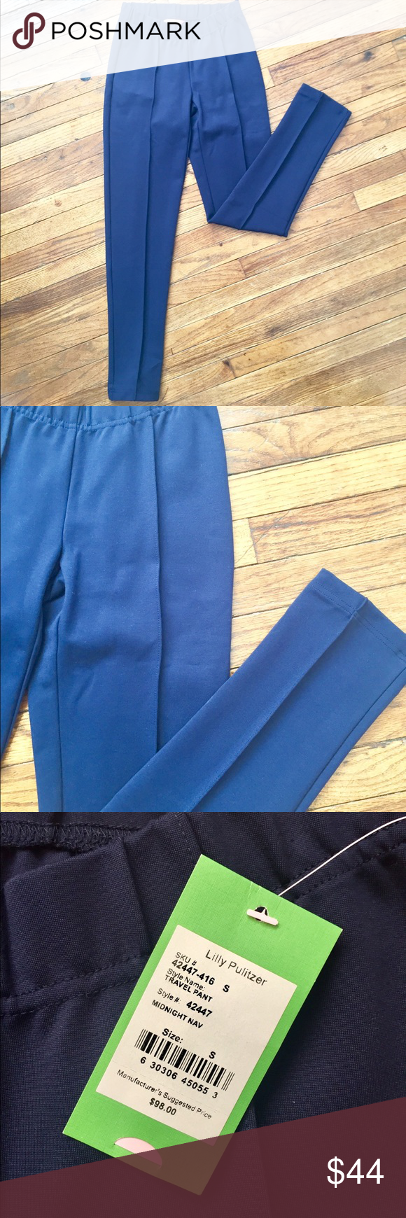 Lilly Pulitzer Navy Travel Pant 👜🌏 ️ Lilly pulitzer travel pants