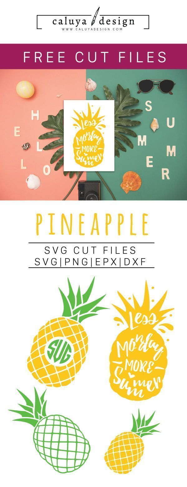 Download Free Pineapple SVG, PNG, EPS & DXF by Caluya Design ...