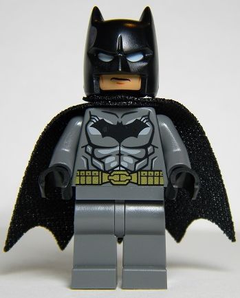 w// Gold Belt /& Bat-a-Rang LEGO DC Super Heroes Minifigure Batman
