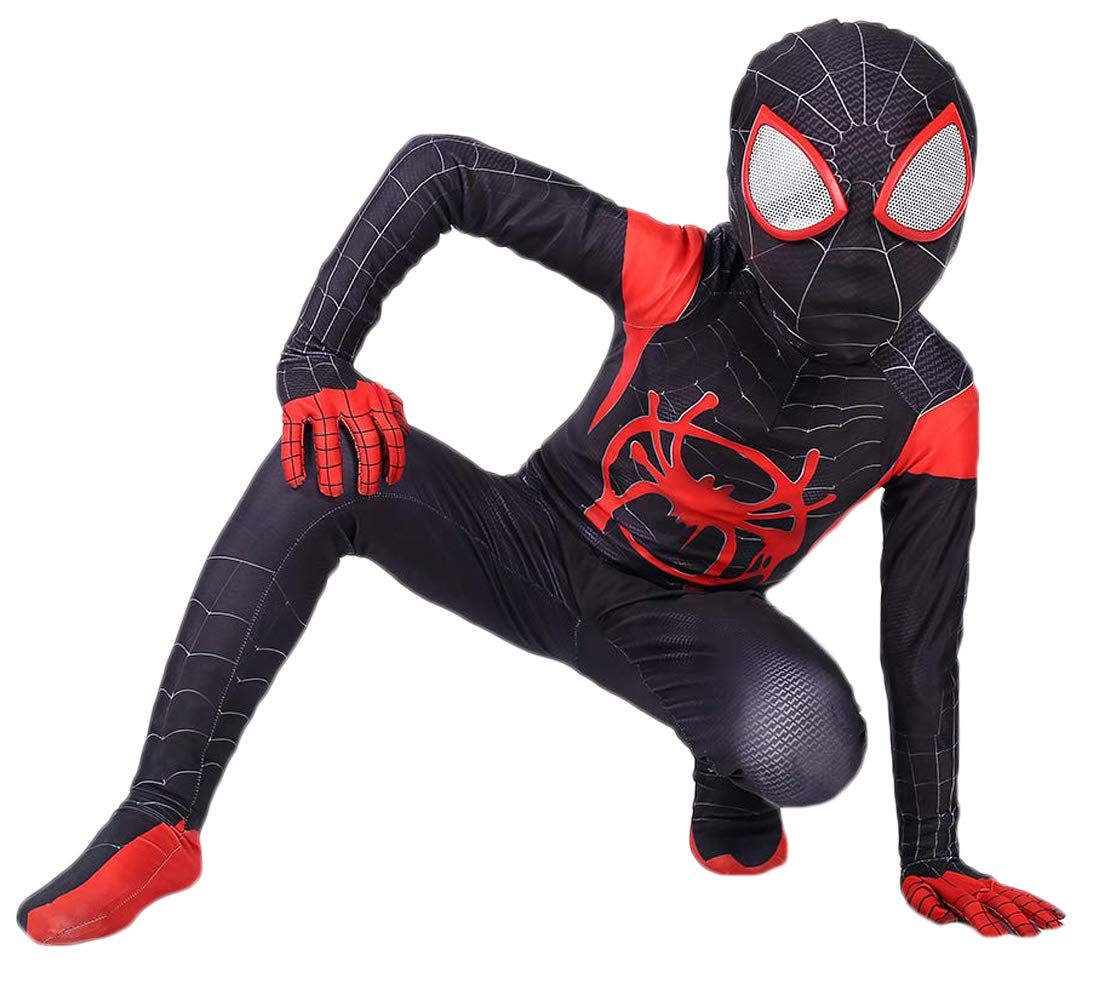 Riekinc Superhero Zentai Bodysuit Halloween Kids Cosplay Costumes