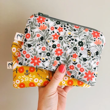 Sian Summerhayes Cosmetic Bags, Zipper Pouch, Make Up Bag, Fabric, Unique Gift For her. Beautiful Hares, Greyhounds, Bee and Blackbirds designs. Fabric Design Artisan Gift, Handmade Artisan, Bee Fabric, Cotton Fabric, Unique Homewares, Cactus, Small Cosmetic Bags, Cosmetic Items, Blackbird Designs