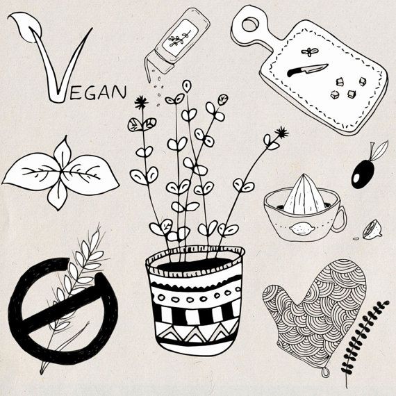 cooking kitchen utensils handdrawn photoshop brushes digital