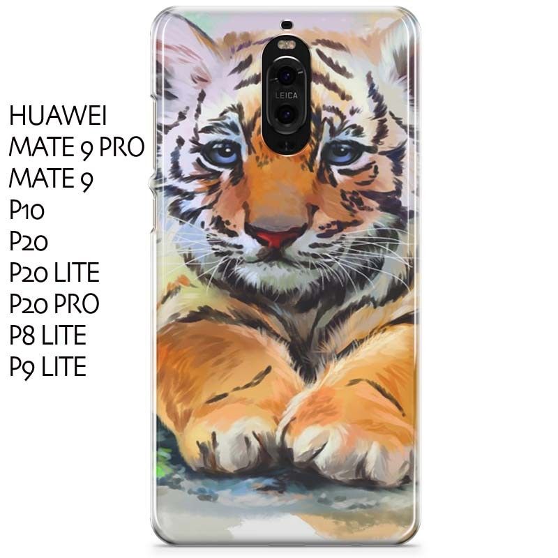 coque huawei p20 lite chat et tigre