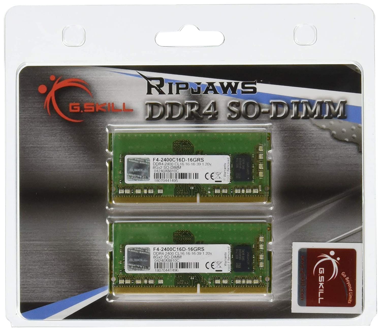 G Skill 16gb 2 X 8g Ripjaws Series Ddr4 Pc4 190 So Dimm Laptop Memory F4 2400c16d 16grs Visit The Image Link More In Laptop Memory Computer Components Ddr4