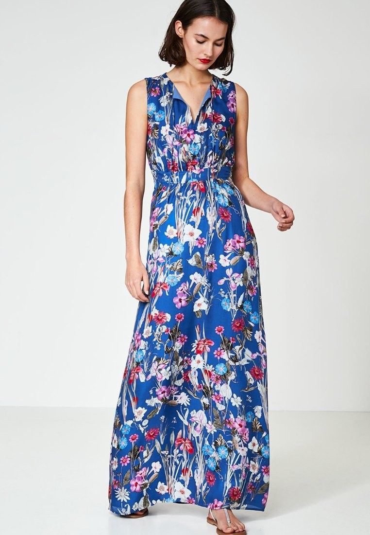 Hallhuber - maxikleid mit kornblumendruck Kleider, Hallhuber Hallhuber - maxikleid mit kornblumendruck Kleider, Hallhuber