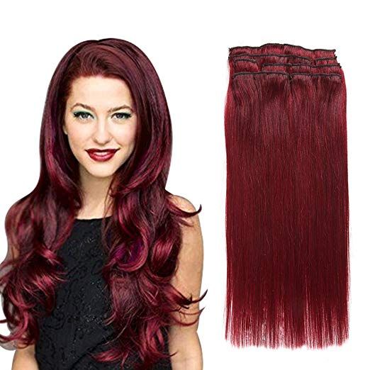 Incredible Red Hair Extensions Real Hair Ideas