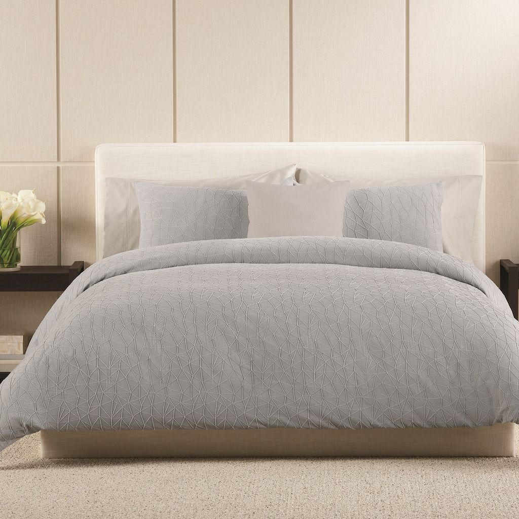 Simply Vera Vera Wang Textured Triangles Comforter Set Light Blue