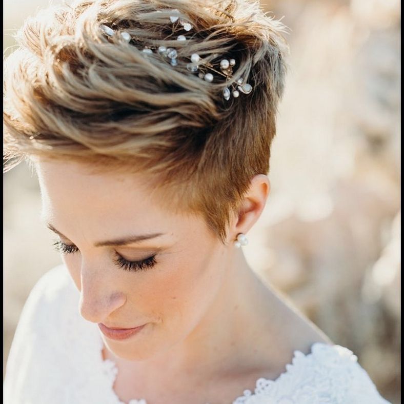 Short Pixie Wedding Hairstyles