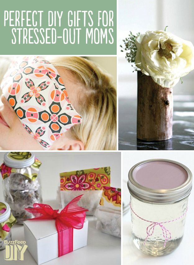 22 Perfect Diy Gifts For Stressed Out Moms Diy Gifts Mom Diy