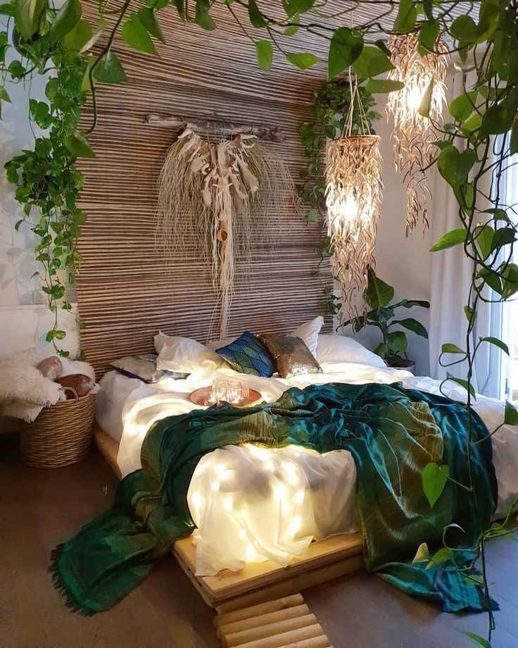 Böhmisches Schlafzimmer- und Bettwäschedesign #bohemianbedrooms