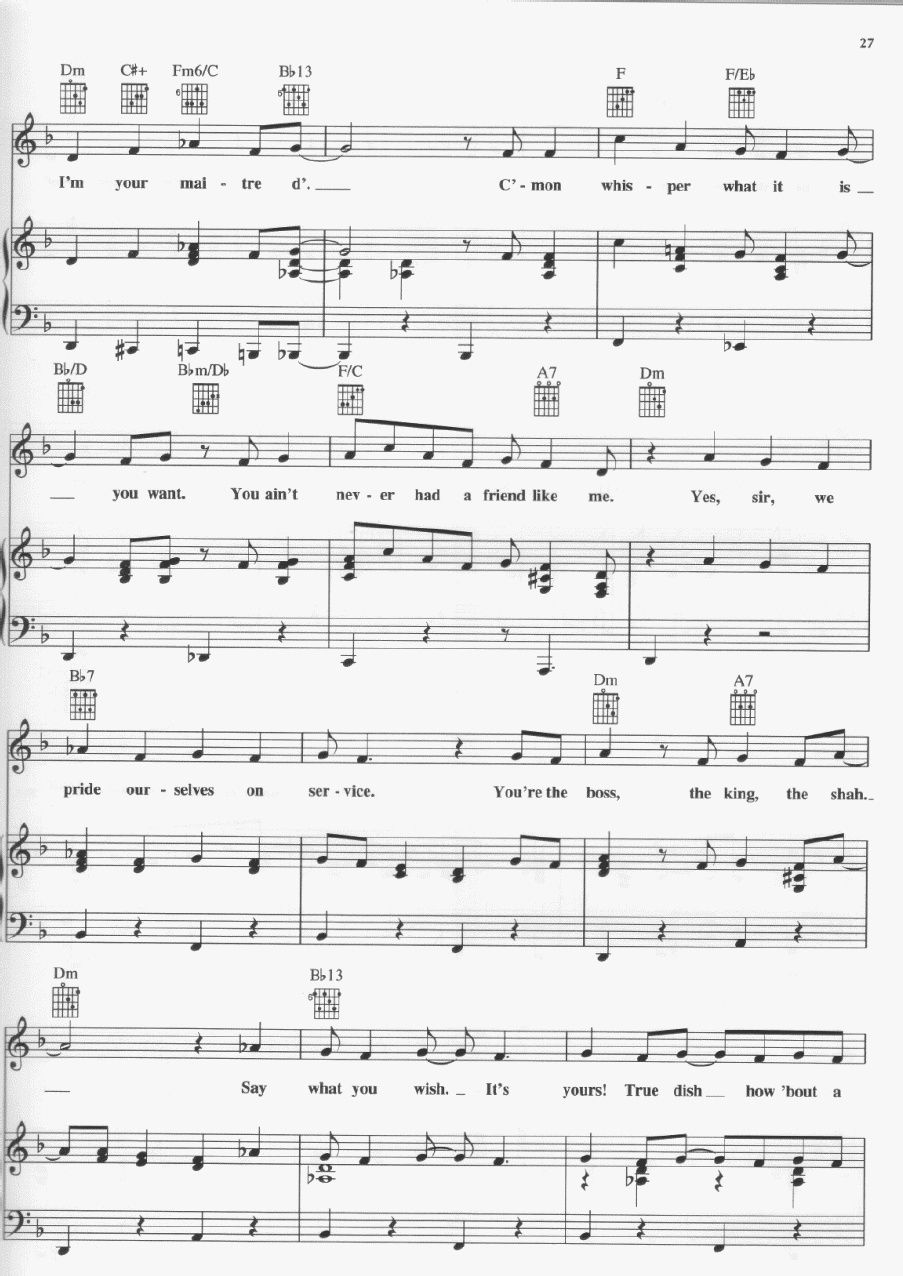 friend like me theme from aladdin piano sheet music sheet music friend like me aladdin sheet music