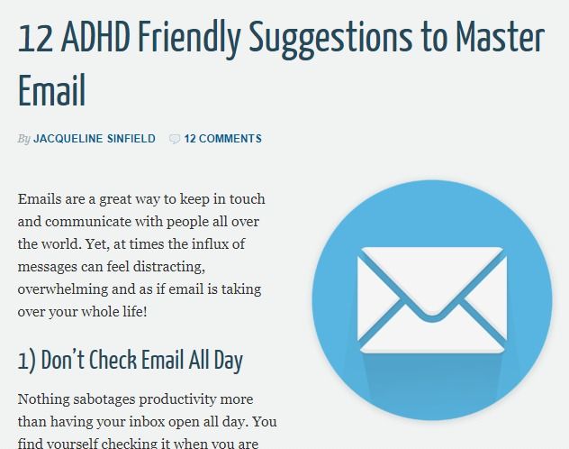 12 ADHD Friendly Suggestions to Master Email