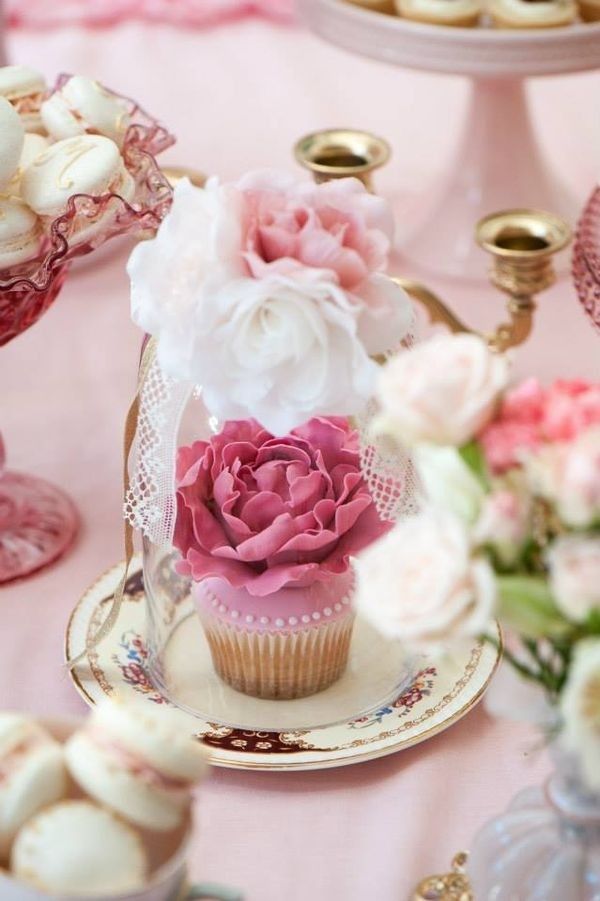 Pink Fl Cupcakes Garden Tea Party The Princess Aesthetic Pink Fl Cupcakes Garden Tea Party