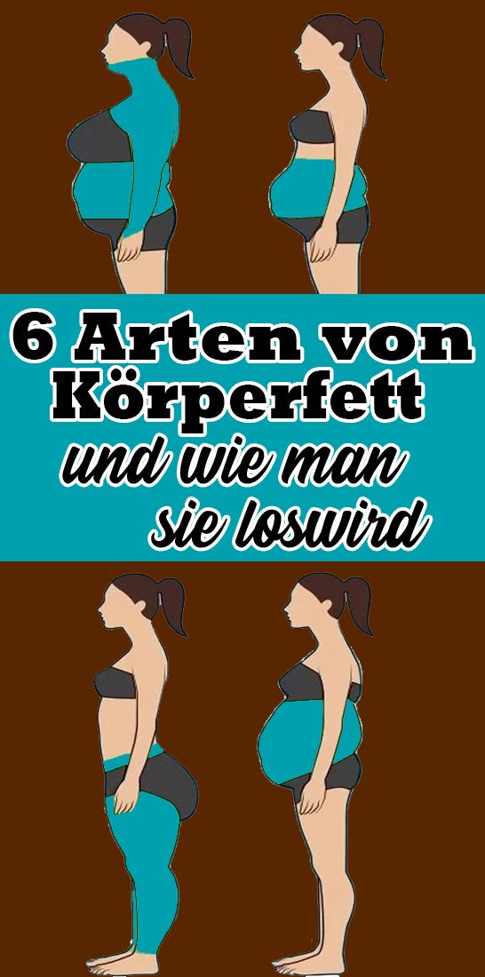 6 Arten von Körperfett und wie man sie loswird #weighttraining