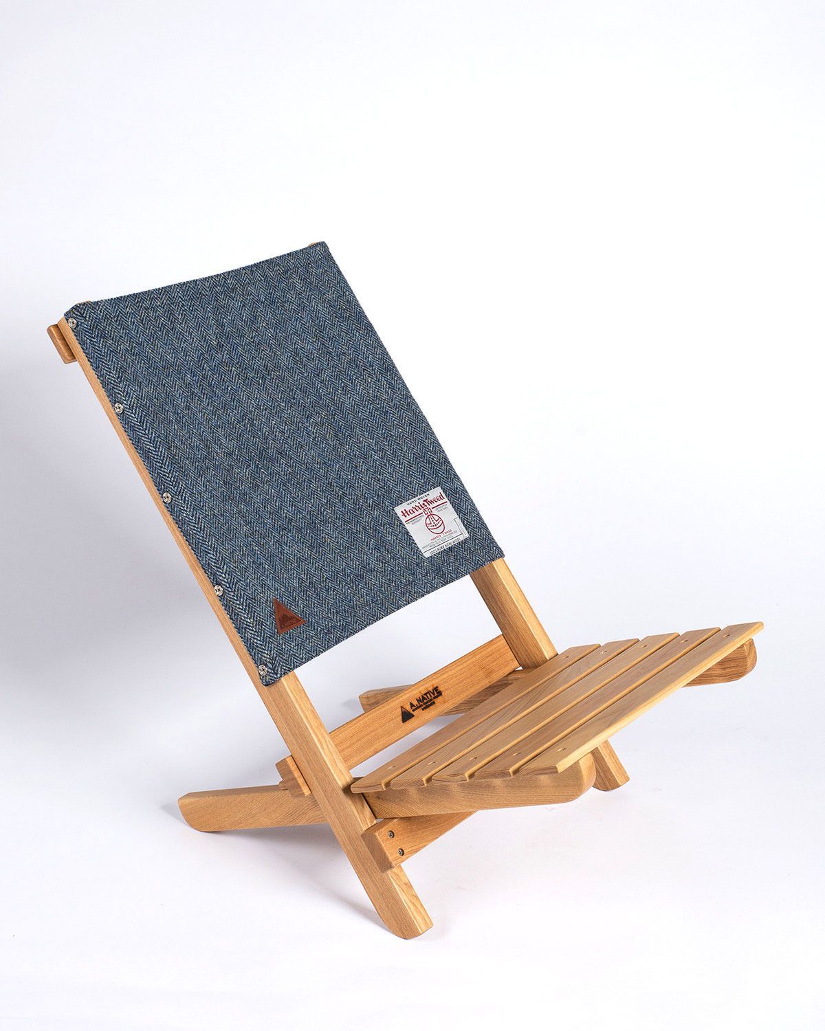 A Native Lounge Chair Harris Tweed Chairs Pinterest Traditionally Woven Wool Hardwood And Simple Design Combine In The Minimal Comfortable Low Slung Lounge Chair Folding Camp Chairs Are Rarely Eye Candy