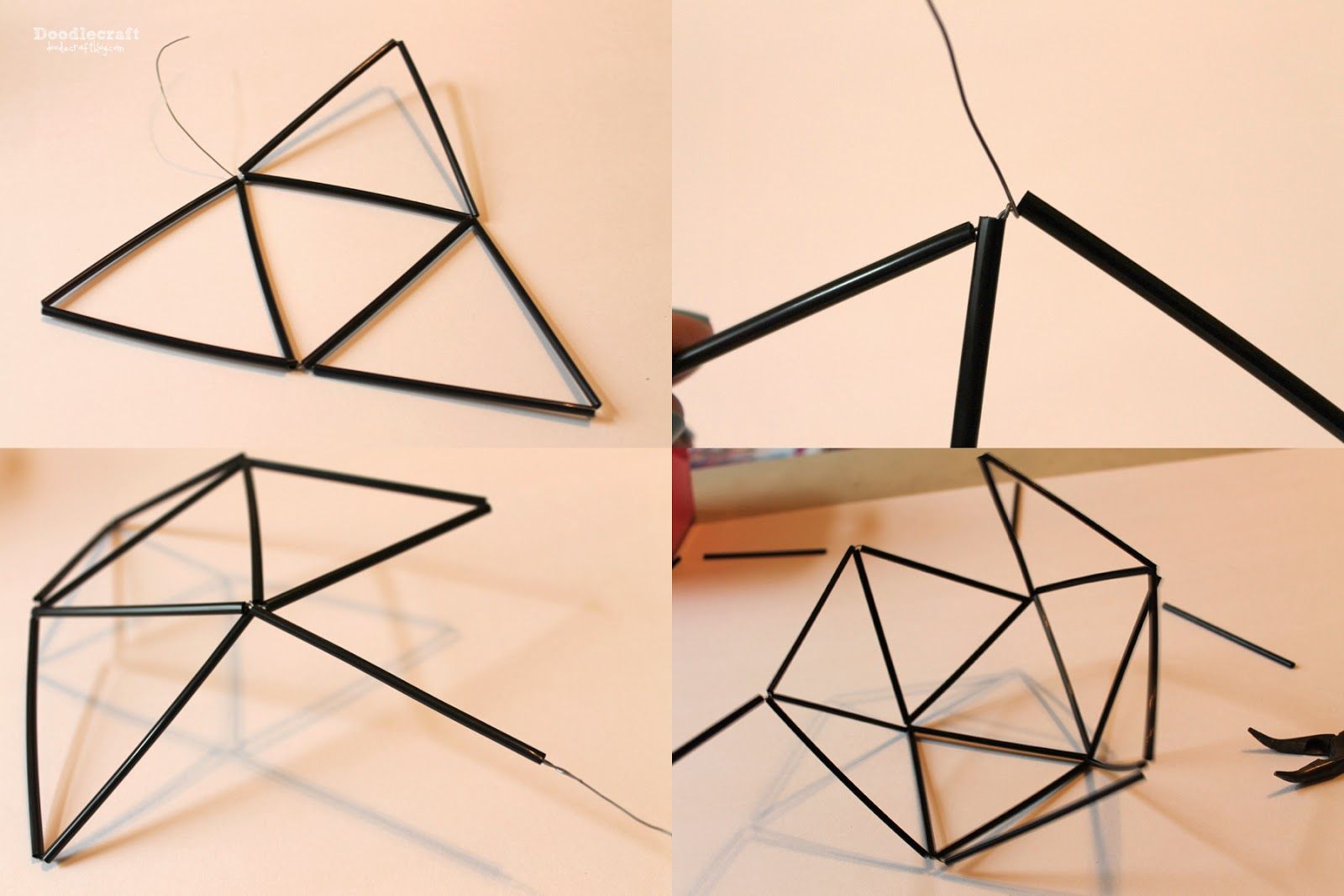 DIY Inspiration Geometric Lights DIY Inspiration Geometric Lights