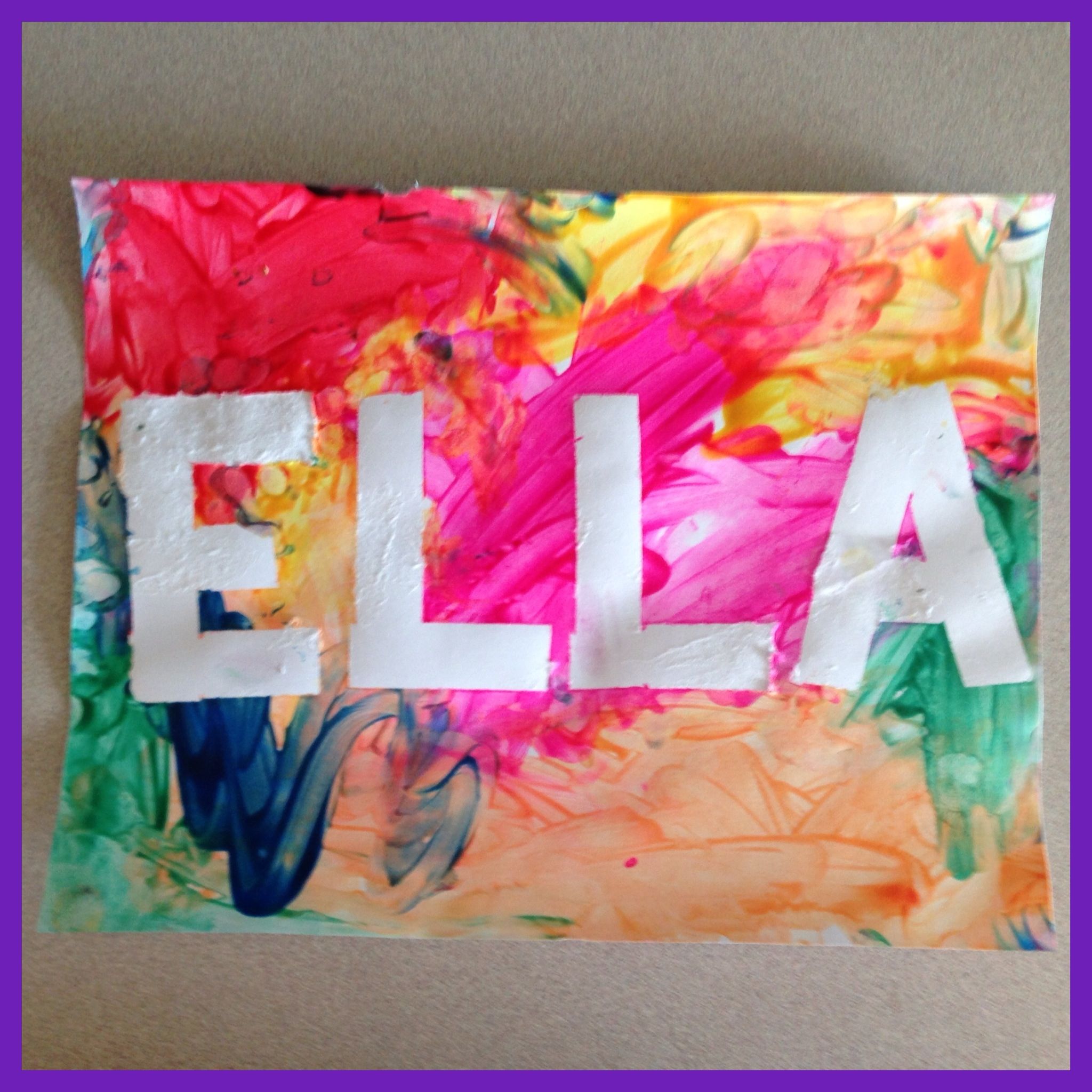 Masking Tape And Finger Paint Quick Fun And Easy Project For Kids Of Masking Tape And Finger Paint Quick Fun And Easy Project For Kids Of