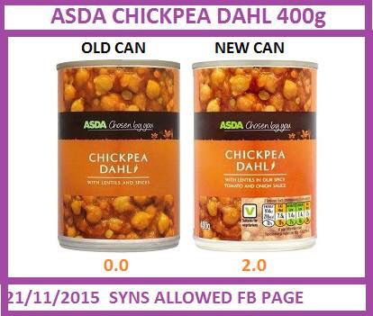 Asda Chickpea Dahl Dog Food Recipes Food Slimming World Syns