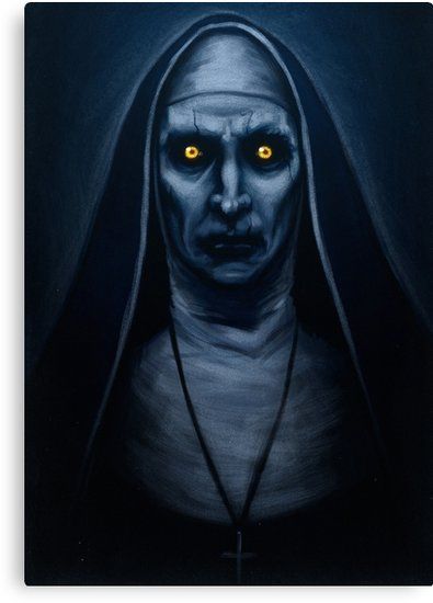 'Valak Painting' Canvas Print by samRAW08 'Valak Painting' Canvas Print by samRAW08