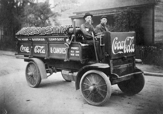 coke cola delivery truck and drivers 1909 in knoxville east tenn coca cola delivery driver
