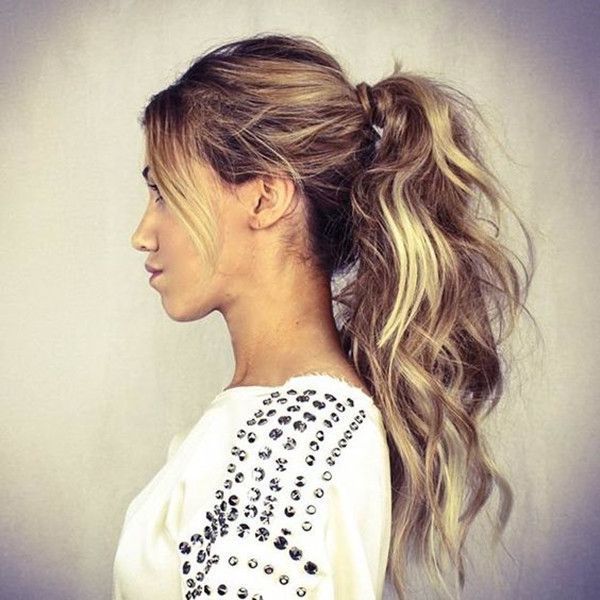 1 Minute to Make Your Longer and Fuller Ponytail - #fullerponytail Messy high ponytail style with wrap~ love this rich hair style - #fuller #fullerponytail #longer #messy #minute #ponytail - #new #fullerponytail