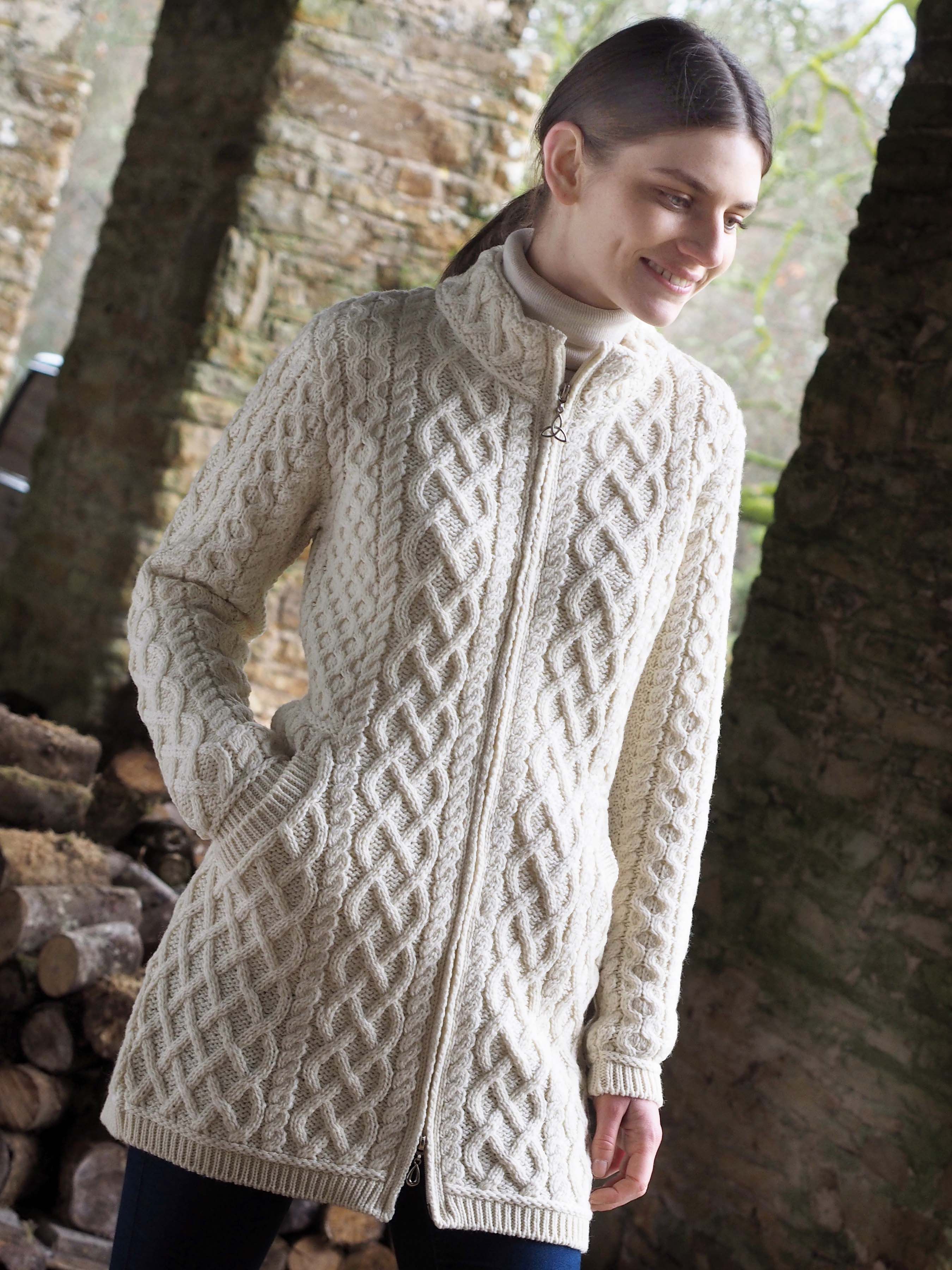 280 Aran design for Ladies ideas | aran sweater, sweaters, irish sweater