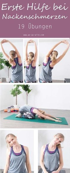 19 effektive Nackenschmerzen Übungen gegen Verspannungen, #effektive #Fitness #gegen #gesundundfit...