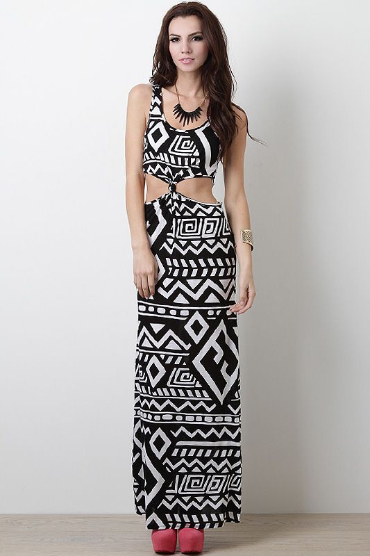 Tribal Realm Maxi Dress Dresses, Maxi dress, Dress outfits