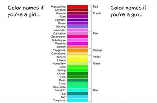 So Funny Color Names Color Guys Vs Girls so-funny-color-names-color-guys-vs-girls