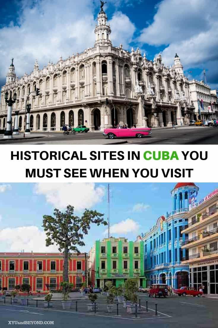 Outstanding Historical places to visit in Cuba #historyofcuba Love history then you need to visit Cuba, Historical sites in Cuba to see when you visit | Cuba for History Buffs #Cuba #history #Caribbean #Cubanhistory #visitcuba
