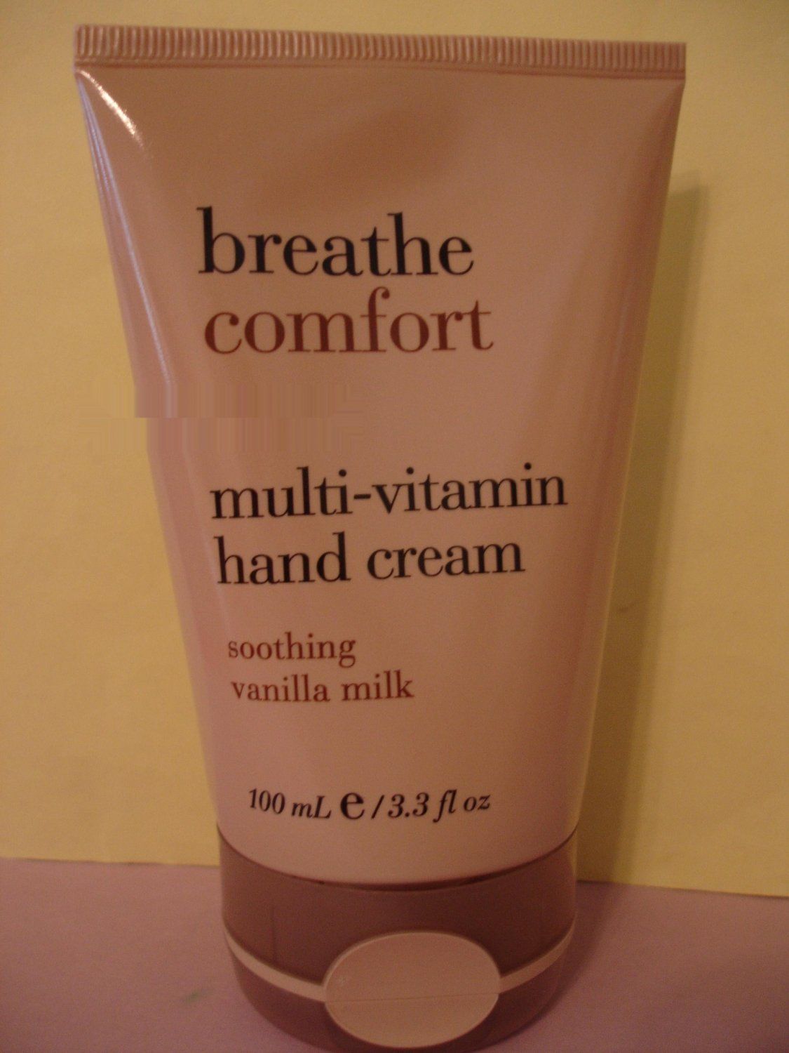 bath body works breathe comfort vanilla milk hand cream lotion breathe bath and body works