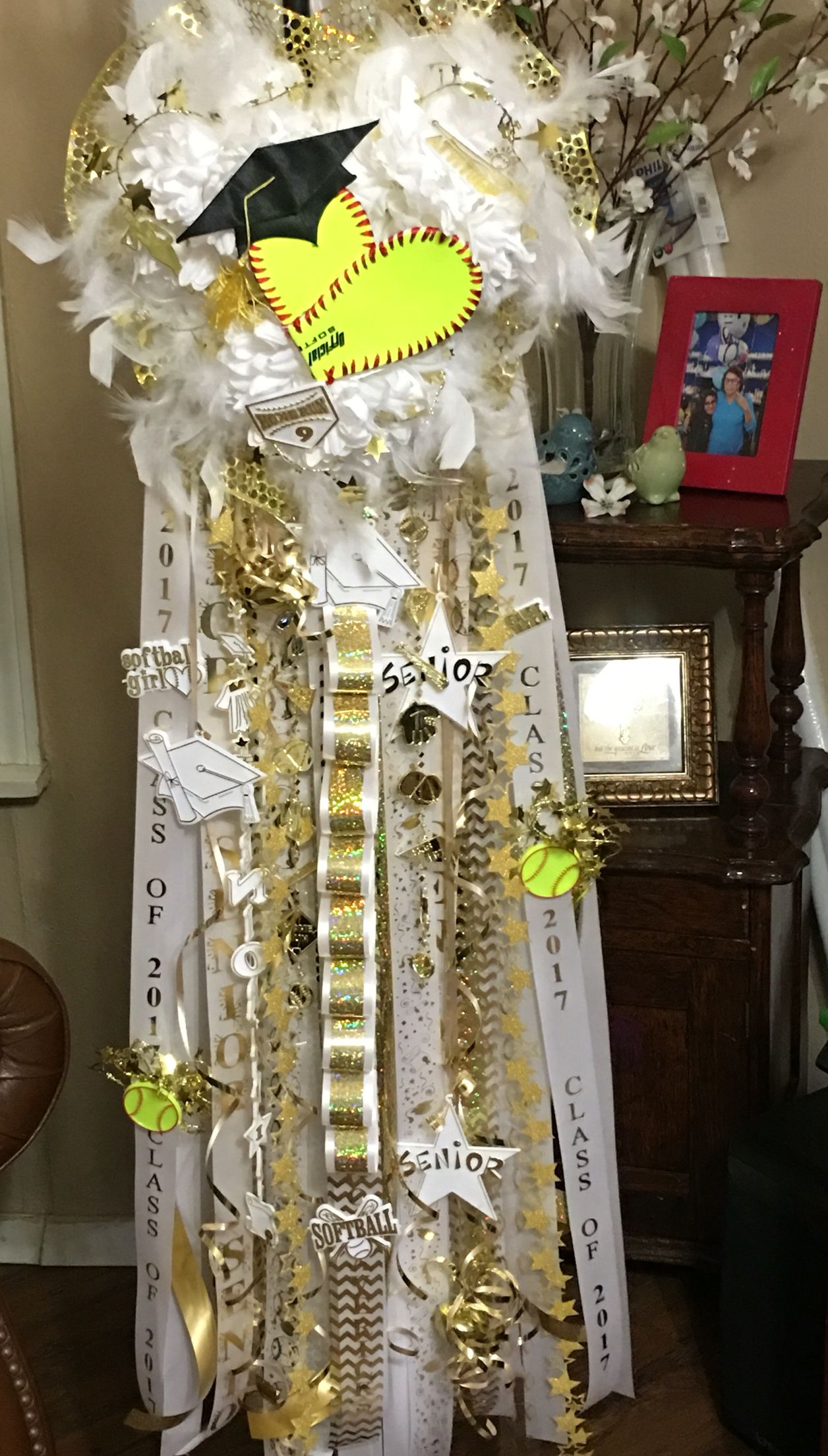 Senior Homecoming Mum Softball Mums Senior Homecoming Mum Softball