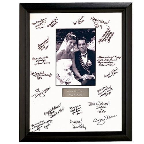 Signed Wedding Picture Frame I Want People To Sign My Signed Wedding Picture Frame I Want People To Sign My So Could See 20 Years Later What They Thought Of Me