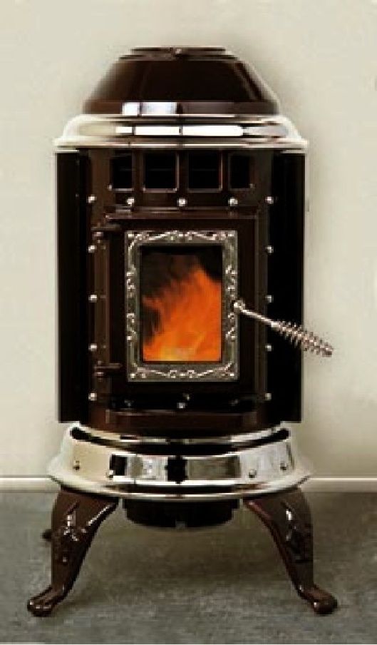 The Thelin Little Gnome pellet stove has the lowest emissions of any