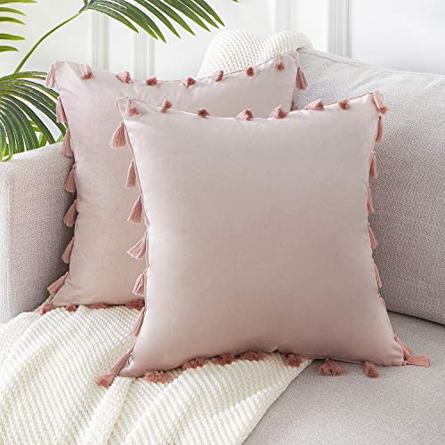 Top Finel Cream White Decorative Throw Pillow Covers 18 x 18 Inch Soft Solid Velvet Cushion Covers for Couch Sofa Bed 45 x 45 cm Ivory Pack of 2 Top Finel Cream White Decorative Throw Pillow Covers 18 x 18 Inch Soft Solid Velvet Cushion Covers for Couch Sofa Bed 45 x 45 cm Ivory Pack of 2