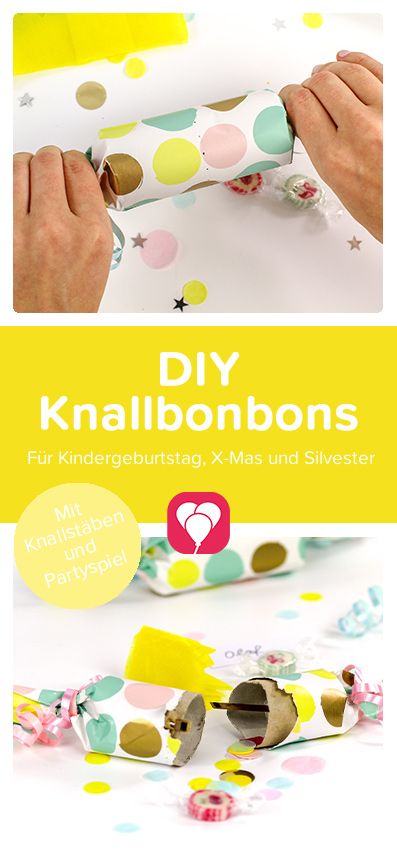 ?? DIY Knallbonbons basteln mit Partyspiel - balloonas.com