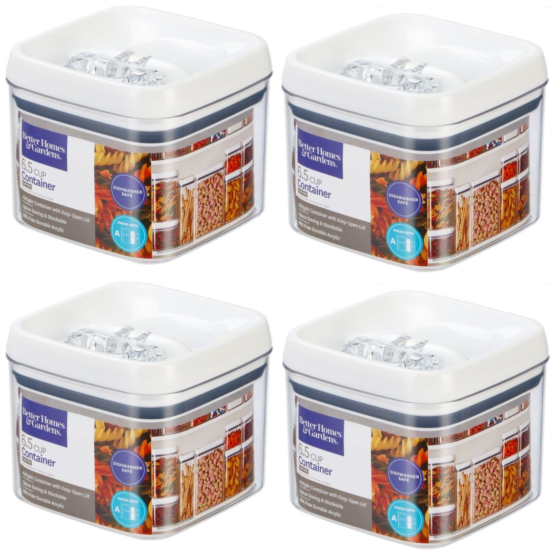 6 5 Cup Size 2 Food Storage Container Set Food Storage Containers Better Homes Gardens