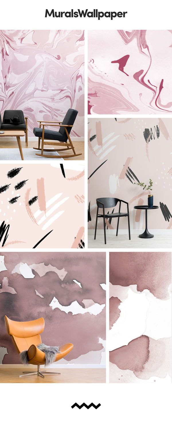 rosa hilft im wohnzimmer, ein rosa wallpaper wandbild kann eine sehr positive auswirkungen auf, Design ideen