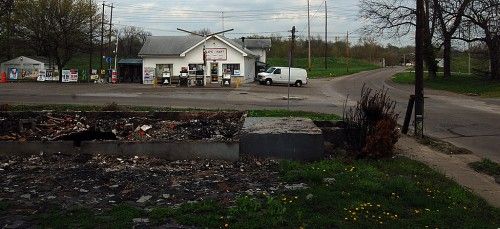 Cape Mart, old Reed's Garage, corner of North Main and Mason. | Cape