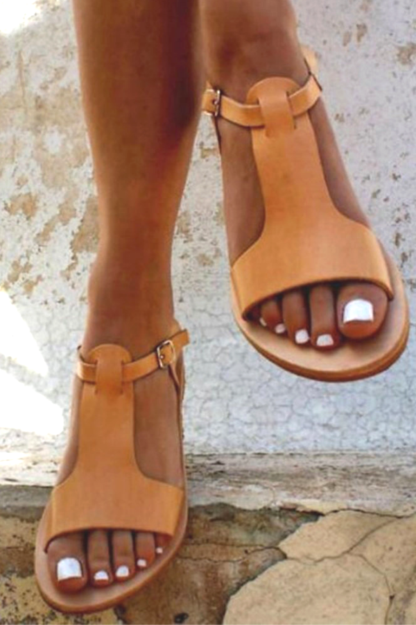 Summer genuine leather greek roman sandals peep toe belt sandals flat sandals zip close behind greek roman gladiator sandals
