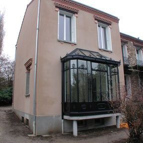 Extension Maison - extension St-Cloud bow window linteaux brique ... Extension Maison - extension St-Cloud bow window linteaux brique ...