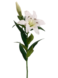 Beautiful Bunch of Artificial Stargazer Lilies Quality Faux Silk Lily Flowers
