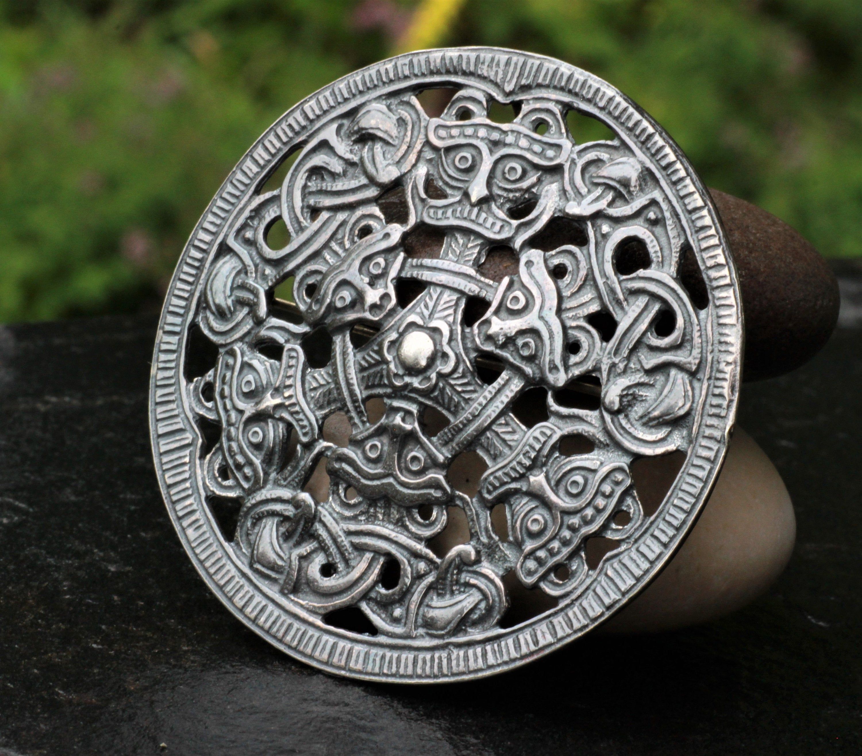 David Andersen Norway Vintage Pendant Brooch Pin Silver Sterling Viking Age Copy Bjolstad Sel Oppland Saga Series No 630 30 1960s Vintage Pendants Unique Ornament Viking Age