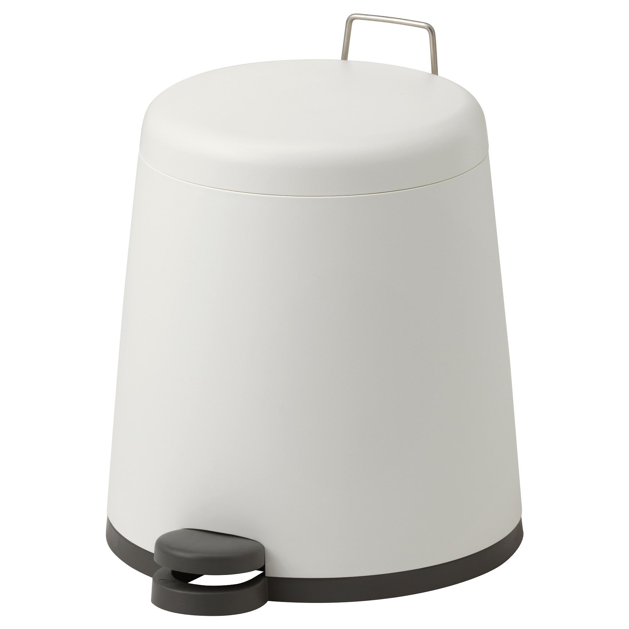 Snapp Pedal Bin White 1 Gallon 5 L Ikea Bathroom Trash Can Ikea Bathroom Accessories Ikea Bathroom