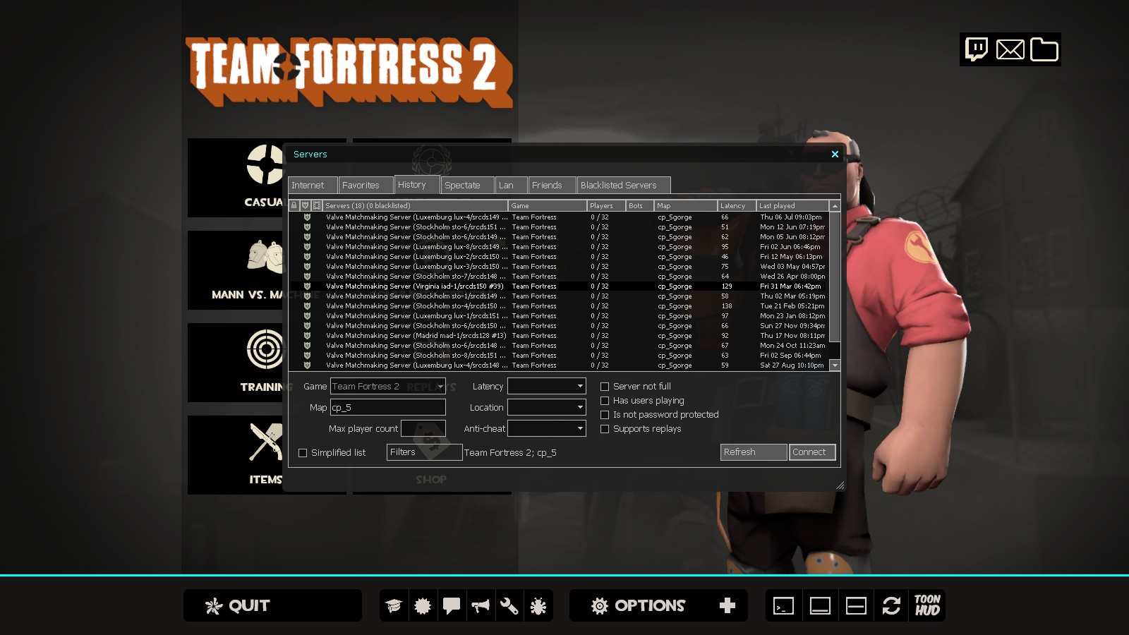 Tf2 matchmaking servers