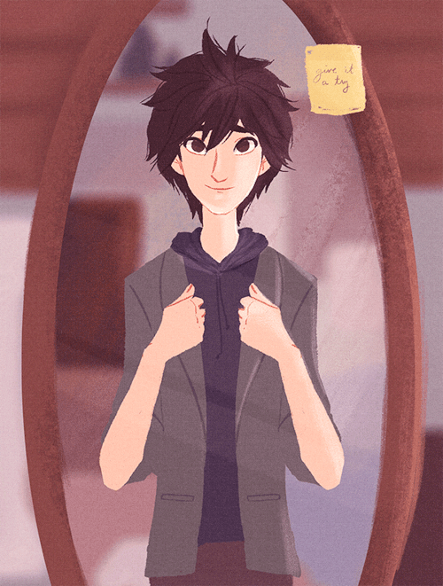 Older Hiro Trying On Tadashi S Blazer Big Hero Big Hero 6 Hero 6