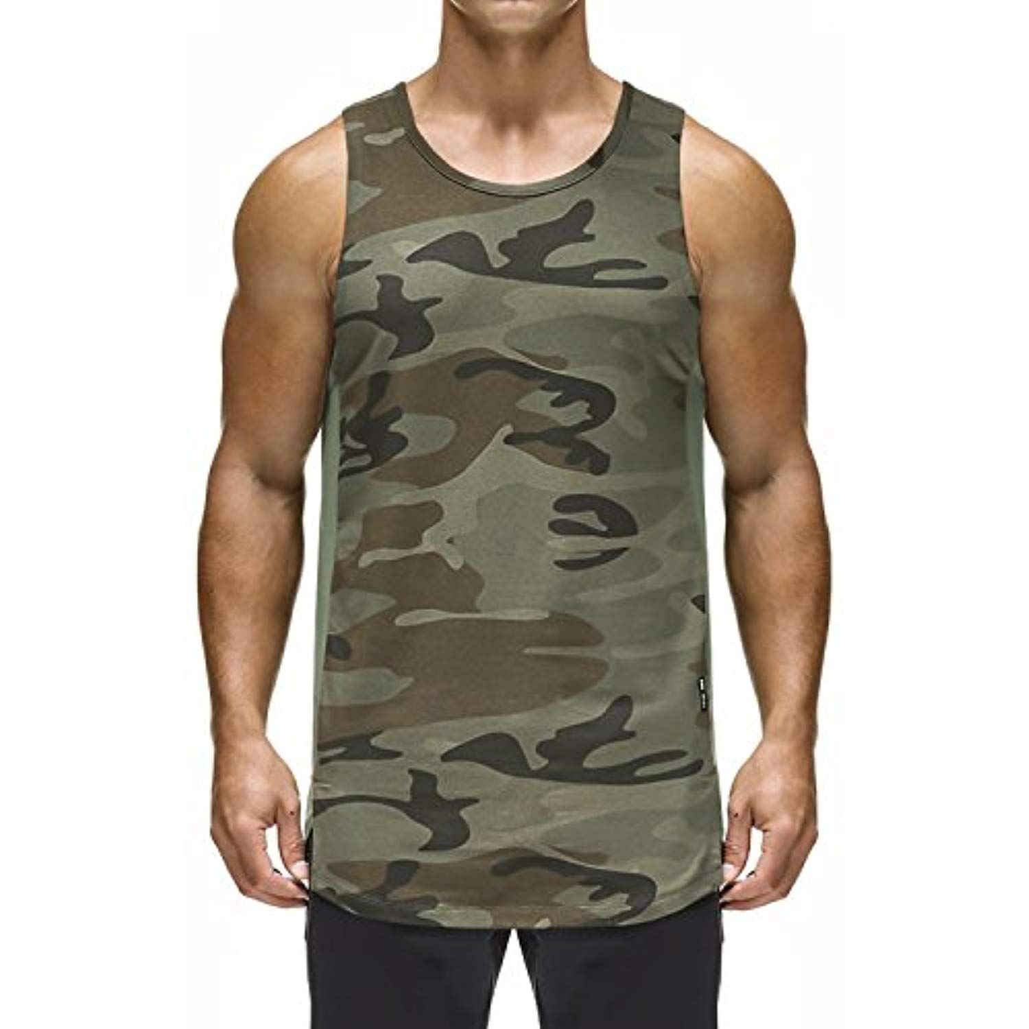 Ouber Mens Muscle Fit Gym Bodybuilding Workout Tank Top