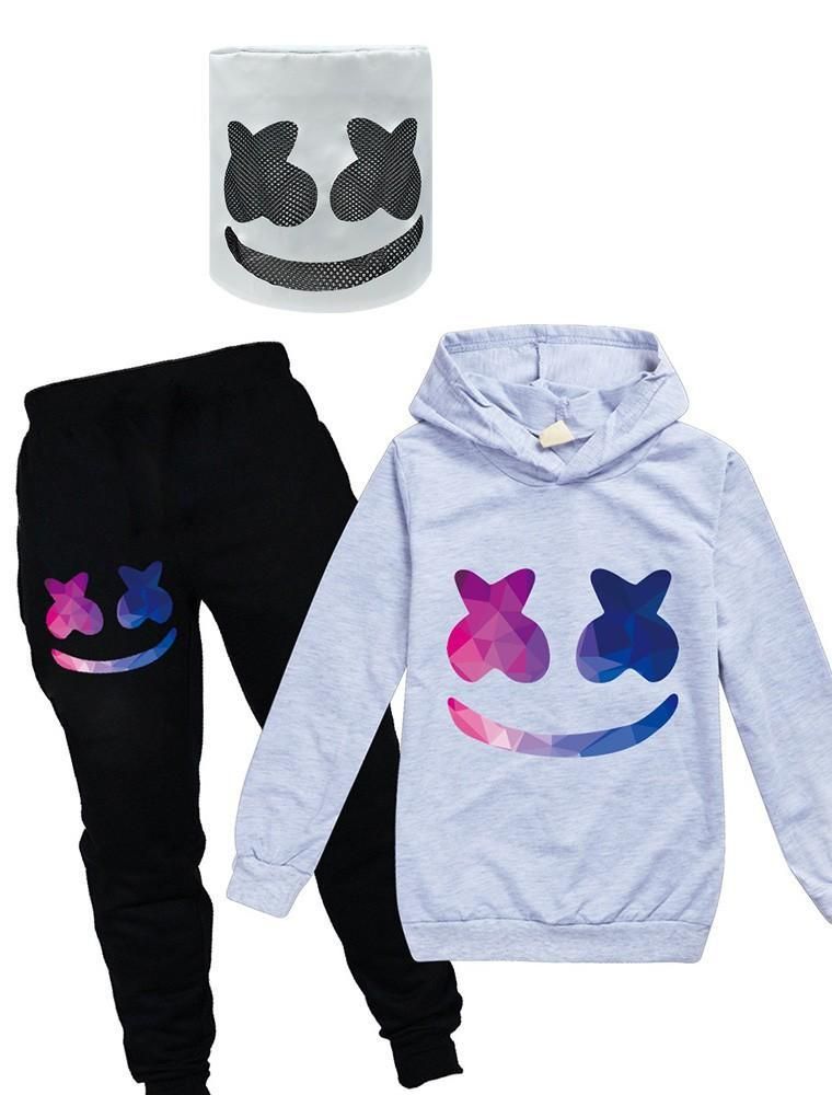 Kids Hoodie Boys Marshmello Hoodie Hoodie Girls Hoodie Sets For 6-14Years Old